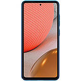 Захисний чохол Nillkin для Samsung Galaxy A72 (Super Frosted Shield) Blue Синій, фото 3