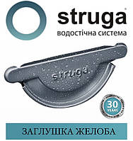 ОПТ - STRUGA 150 мм Заглушки желоба универсальные правая+левая (комплект L+R)