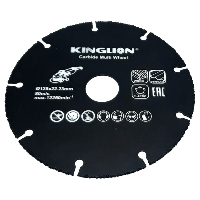 Алмазний відрізний диск по дереву і пластику Kinglion 125 x 22.23