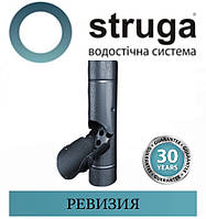 ОПТ - STRUGA 100 мм Ревизия трубы водосточной 90 мм