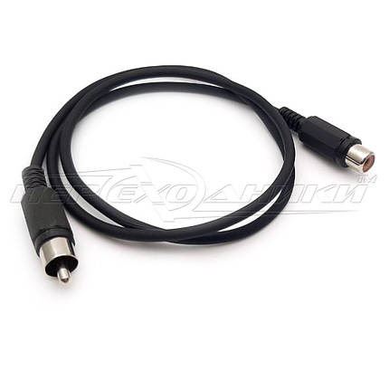 Кабель 1RCA-1RCA подовжувач композитний, у екрані, фото 1