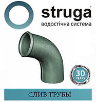 STRUGA 90 мм Слив водостічної труби 90 мм