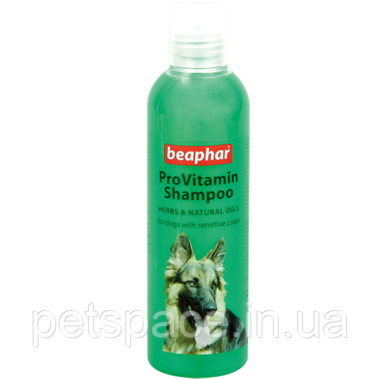 Шампунь для собак Beaphar Pro Vitamin Shampoo Herbal (Біфар з травами для чутливої шкіри) 250мл., фото 1
