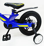 Двоколісний велосипед MARS-2 Evolution, магнезієва рама, 14 дюймов колеса, з корзиною, синій, фото 5