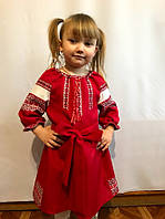 Детское платье-вышиванка в стиле бохо