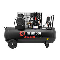 Компресор 100л, 1.8 кВт, 220В, 10атм, INTERTOOL PT-0012