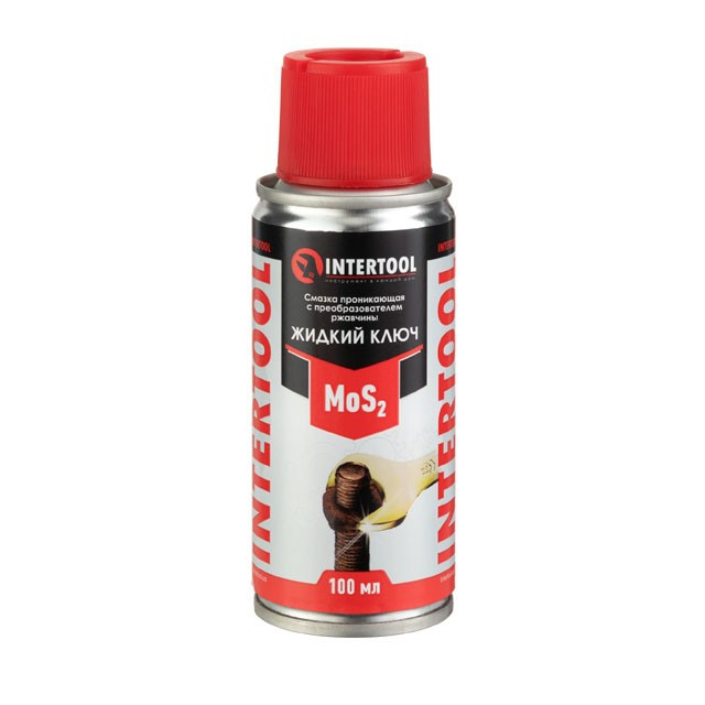 Мастило проникаюча "Рідкий Ключ", аерозоль 100 мл INTERTOOL FS-4110 mst mst, фото 1