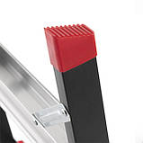 Стрем'янка 8 ступенів, лоток для інвентарю, сталевий профіль, висота верхньої сходинки 1720 мм, 527х1437х2221мм, mst mst, фото 5