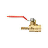 Кран кульовий повітряний, латунь, внутрішнє різьблення 1/4" на шланг 6мм, STORM INTERTOOL PT-1885 mst mst, фото 3