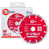 Диск відрізний сегментний, алмазний INTERTOOL CT-1008 mst mst, фото 2