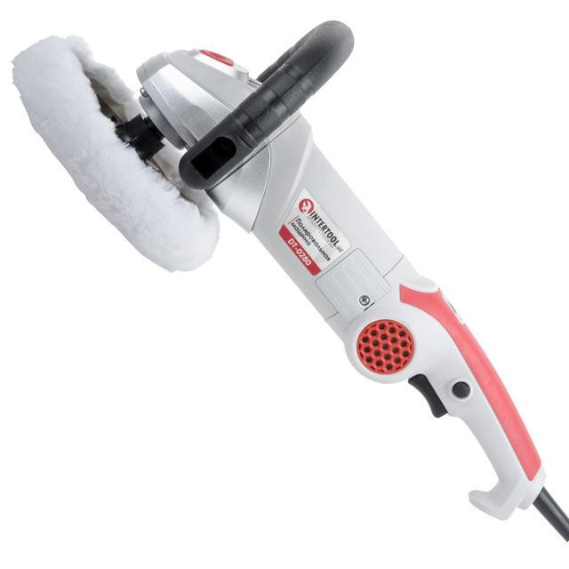 Полірувальна машина, 1400 Вт, 1000-3000 об/хв., 180мм INTERTOOL DT-0280 mst mst, фото 1