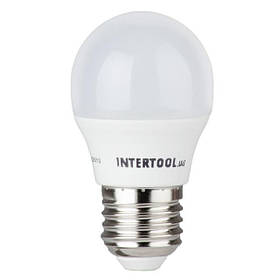 Світлодіодна лампа LED Intertool LL-0112, 5 Вт, E27, 4000 До
