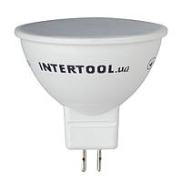 Светодиодная лампа LED Intertool LL-0202, 5 Вт, GU5.3, 4000 К