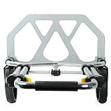 Тележка ручная складная до 100 кг, 420*480*980, колеса 170 мм, (алюминиевая) INTERTOOL LT-9012 mst mst, фото 2