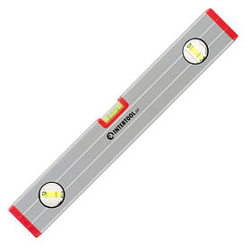 Рівень будівельний 400мм 3 вічка, перетин 23*58 мм INTERTOOL МТ-1141 mst mst