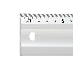 Лінійка будівельна алюмінієва 400мм INTERTOOL МТ-2002 mst mst