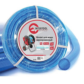 Шланг для води 3-х шаровий Intertool GE-4056, d 1/2", 50м, армований, PVC mst mst