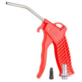 Пістолет продувний пластиковий наконечник 10см. з гумовою насадкою INTERTOOL PT-0805 mst mst