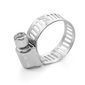 Хомут сталевий оцинкований 8 мм D 11-20 мм INTERTOOL TC-0011 mst