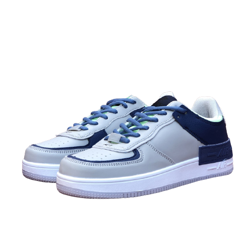 Кросівки жіночі Nike Air Force 1 Shadow шкіряні Сірий/Синій без бренду