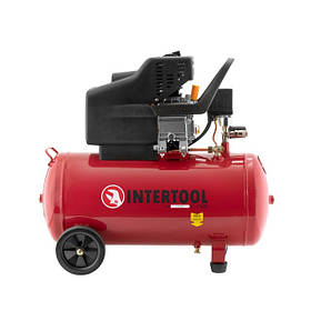 Компресор Intertool PT-0003, 1 циліндр, масляний, 1,5 кВт, 206 л/хв, 8 атм