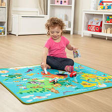Ігровий килимок Мапа світу ТМ Melissa&Doug, фото 3