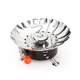 Пальник газовий туристична Intertool GS-0011, із захистом від вітру, 100-150 г/годину mst mst