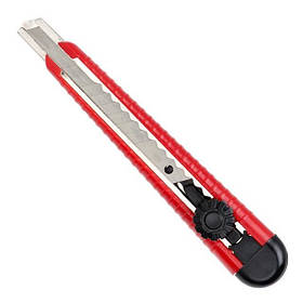 Ніж з металевою направляючою під лезо 9 мм з гвинтовою фіксацією INTERTOOL HT-0511 mst mst