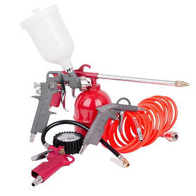 Набір фарбувальний пневматичний 5 од. INTERTOOL PT-1501 mst mst