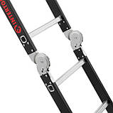 Драбина багатофункційна трансформер 4х4ступени, сталевий профіль, 4450мм, 150 кг INTERTOOL LT-0024 mst mst, фото 6