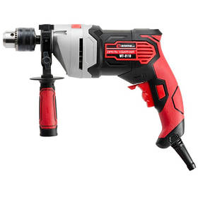 Дриль ударний 800Вт, 0-2900об/хв,1.5-13 мм, метал. корпус редуктора INTERTOOL WT-0118 mst mst