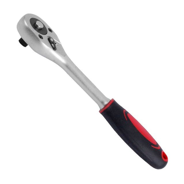 Рукоятка з храповим механізмом на 24 зуба 3/8", Cr-v INTERTOOL HT-2105 mst mst, фото 1