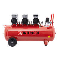 Компрессор Intertool PT-0024, 6 цилиндров, малошумный, безмасляный, 3х0.75кВт, 415 л/мин