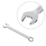 Ключ комбінований 20мм Cr-V, покриття сатин-хром; PROF DIN3113 INTERTOOL XT-1020 mst mst, фото 3