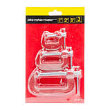 Набір струбцин столярних 3ед. 1"; 2"; 3" INTERTOOL HT-6013 mst mst, фото 2