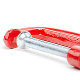 Набір струбцин столярних 3ед. 1"; 2"; 3" INTERTOOL HT-6013 mst mst, фото 4