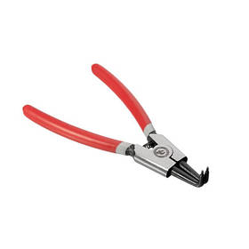 Щипці для зняття і установки стопорних кілець вигнуті на розжим INTERTOOL HT-7008 mst mst