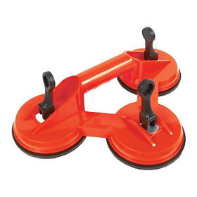 Тримач-присоска для скла потрійна 3*120мм max 160кг INTERTOOL HT-7103 mst