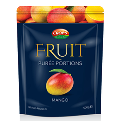 Пюре Манго без цукру заморожене в кубиках Crop's 500 г
