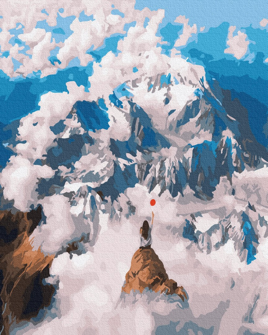 Картини за номерами 40×50. Підкоряючи вершини гір. Brushme