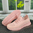 Жіночі кросівки, мокасини весняно-літні пудрові, Гіпаніс Україна, фото 6