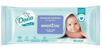 Дитячі вологі серветки Dada Sensetive, 80 шт.