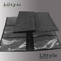 Несесер чорного кольору, 10 відділів на липучці, армійський для військовослужбовців