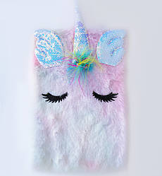 Блокнот "Единорожка" з хутряною поверхнею, Польща