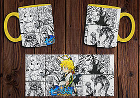 Чашка "Сім смертних гріхів" / Кружка Nanatsu no Taizai №1 Жовтий