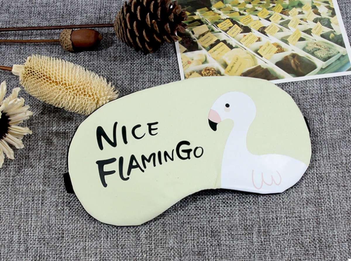 Маска для сну з гелем "Nice Flamingo"