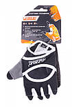 Рукавиці для фітнесу LiveUp, чорний/білий, S, фото 2