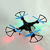 Квадрокоптер Drone з WiFi камерою четирехосевой безпілотник Керований по радіо дрон для фотозйомки з підсвічуванням, фото 2