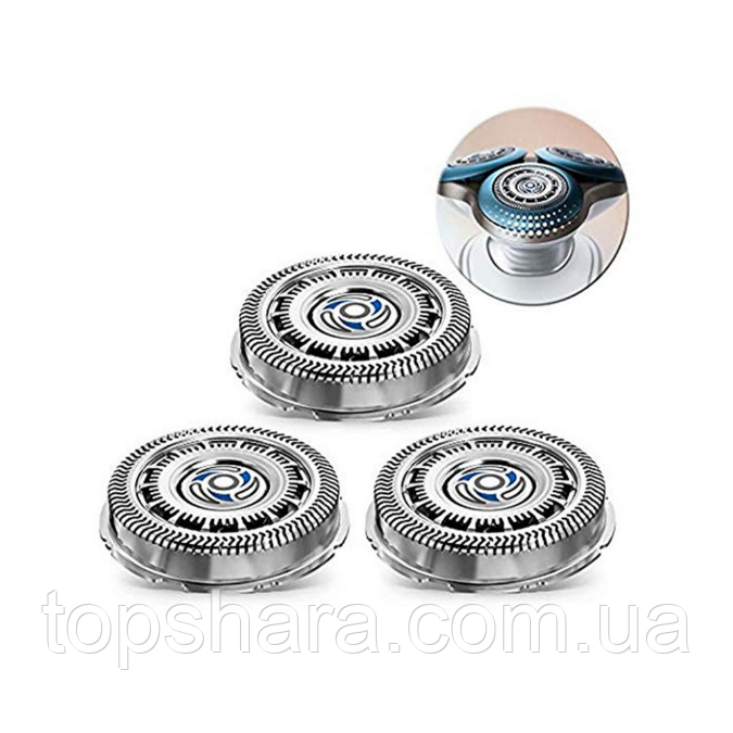 Змінні головки електробритви Philips Series 7000 SH70 сітка + ніж 3 шт.