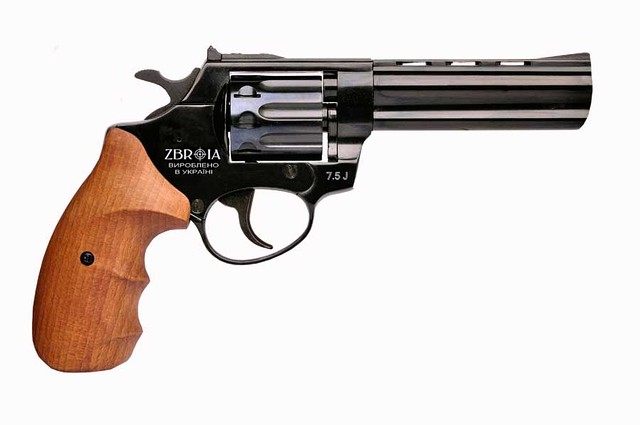 Револьвер під патрон Флобера PROFI 4.5" (бук), фото 1